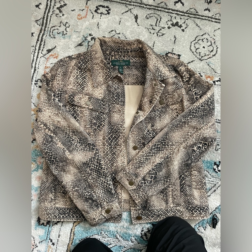 Lauren by Ralph Lauren denim jacket size XL